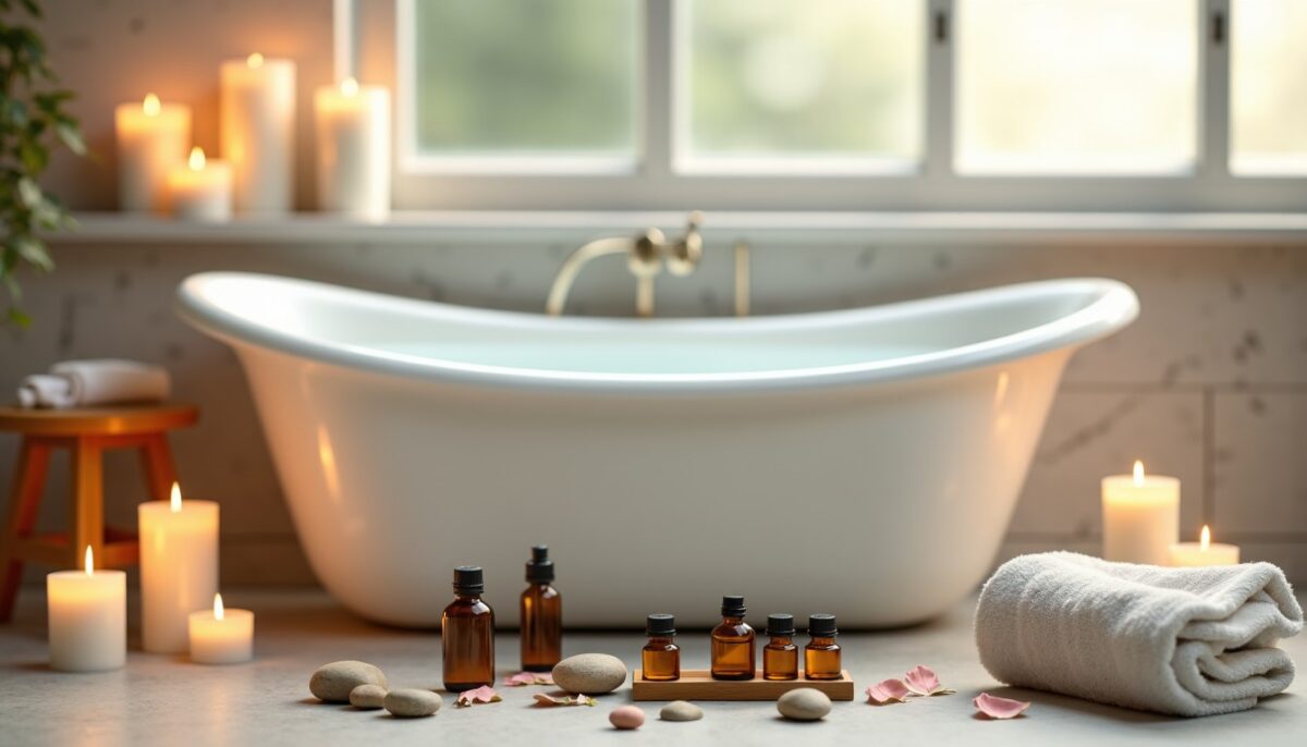 Bain aux huiles essentielles : comment créer un rituel apaisant en toute sécurité