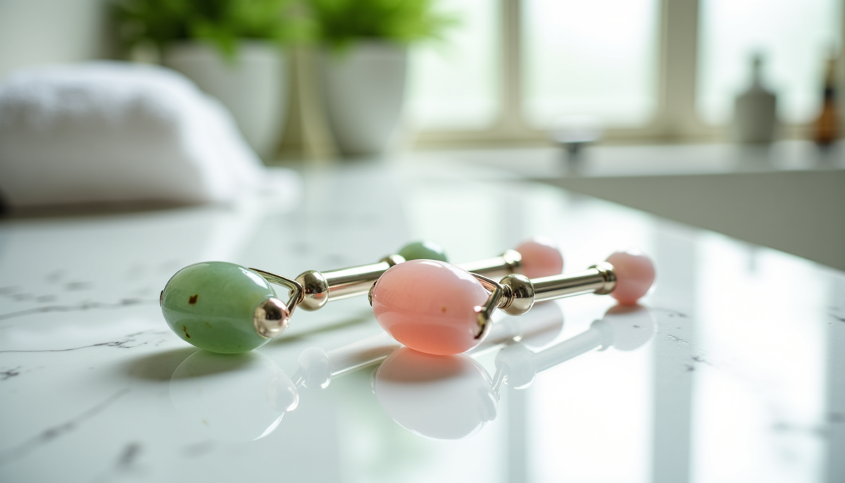 Choisir son rouleau de beauté : jade, quartz rose ou métal ?